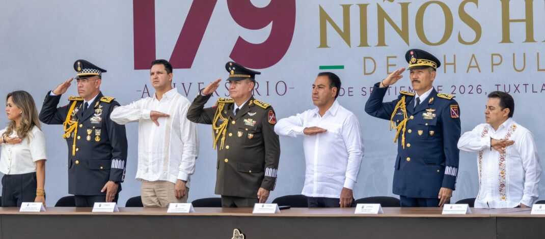 Eduardo Ramírez participa en la conmemoración de la Gesta Heroica de los Niños Héroes